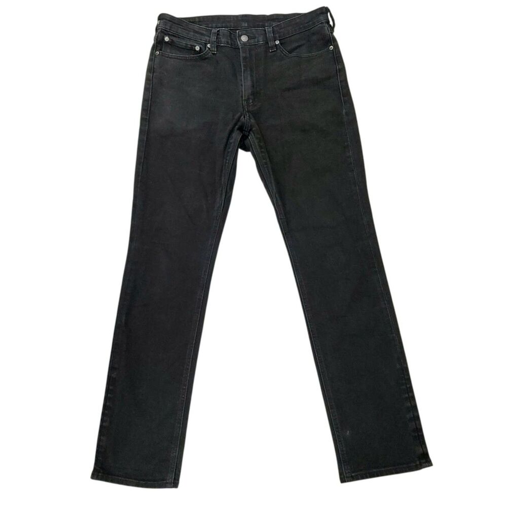 Levi's 511 Jeans Mens 33x31 Black Slim Straight Leg Stretch Premium Denim